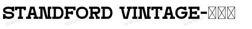 Standford Vintage字体转换